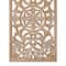 Brown Wood Bohemian Floral Wall Decor 37" x 17" x 2"